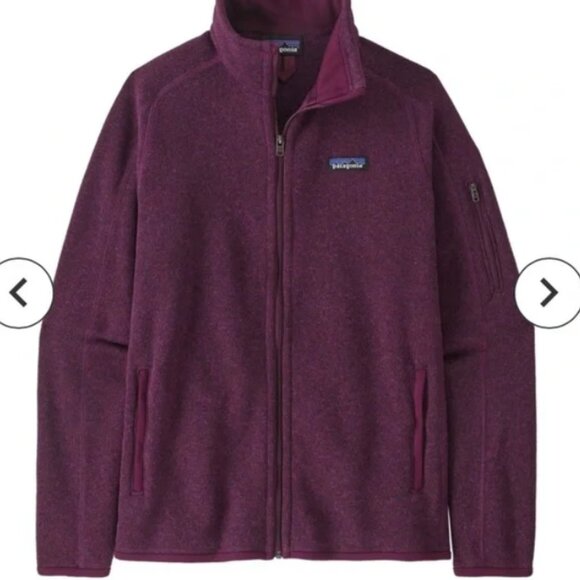 Patagonia Better Sweater Full Zip Fleece Jacket Plum Women's Large L Like New - Picture 3 of 15
